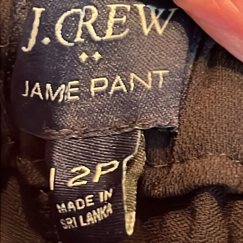 J Crew Jamie Pant 12P Navy blue‎
